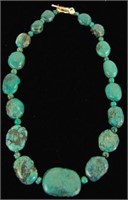 Turquoise and Gold Necklace