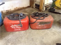 Pair of outboard motor gas cans #4