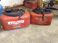 Pair of outboard motor gas cans #3