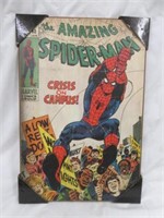 NEW SPIDER MAN ADVERTISING SIGN 19"T X 13"W