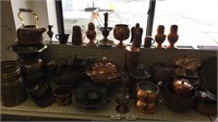 Large lot of copper and brass items everything