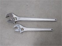 (Qty - 2) Crescent Adjustable Wrenches-