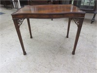 ANTIQUE CARVED CHIPPENDALE STYLE PARLOR TABLE
