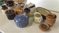 Lot of items as seen, stoneware etc