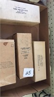 New old stock get four radio tubes US Army