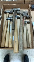 Eight ballteen hammers