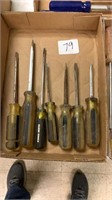 Seven screwdrivers