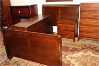 4pc Bedroom Suite; dresser, night stand, chest,