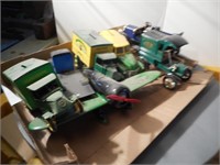 Group of John Deere related banks and plane