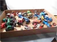 Group of small scale tractors