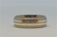 Large Sterling Silver Men's Band