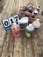 Lot Of Antifreeze And Container Of Fluids