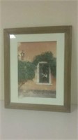 Framed, Matted & Signed Wall Print 19" X 23"