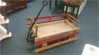 Country Estate Wooden Wagon With Removable Sides