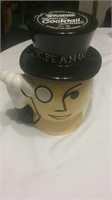 Mr Peanut Collectible Ceramic Container With
