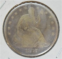 1877 SEATED HALF DOLLAR G