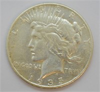 1935 PEACE DOLLAR  F