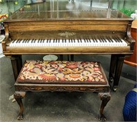 Antique Chickering & Sons Baby Grand Piano