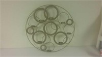 Round Metal Wall Tea Light Holder