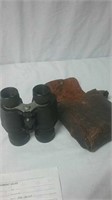 Vintage Pair Of German Binoculars With Case