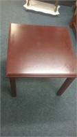 Mahogany Wooden End Table 24"x24"
