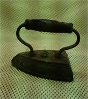 Sad iron with iron handle, #6