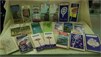 Vintage maps, Gulf,Pure, Standard