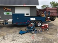 Lil' Bubba Curbing Trailer w/ Machines and Molds