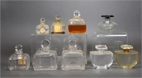 Circa 1940's Caron Perfume Bottles, 9 Total