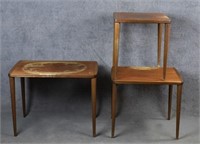 Mid-Century Modern Nest of Three Teakwood Tables