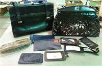 Purses, luggage tags, coin purse