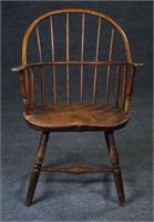 19th Century Hoop Back Windsor Armchair