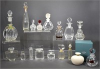 Vintage Porcelain, Crystal & Glass Perfume Bottles