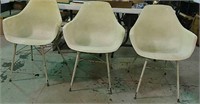 1950's fiberglass chairs  (3)