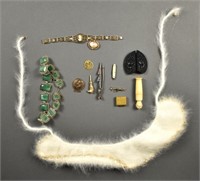 Assorted lot Inc. Jewelry, Collars, & Vanity Items