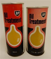 LOT OF 2 BP OIL TREATMENT PULL TOP CANS