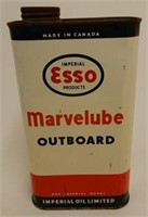 IMPERIAL ESSO MARVELUBE OUTBOARD OIL IMP. QT. CAN
