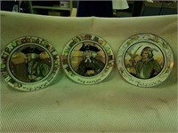 Royal Doulton character plates (3)