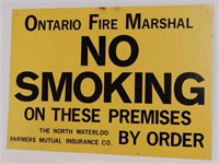 ONTARIO NO SMOKING ON THESE PREMISES SST SIGN