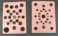 47 Antique Clothing Buttons