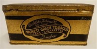 ROCK CITY TOBACCO GOLD COLORED 2 LBS. STRONG BOX