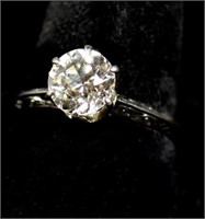 14kt White Gold Ladies Diamond Ring