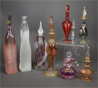 Assorted Art Glass Perfume Bottles, Inc. Gibson