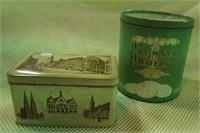 Tins (2) , one from Germany