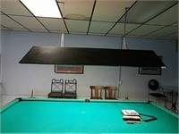 Full size fluorescent pool table hanging light