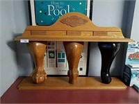Brunswick pool table leg display