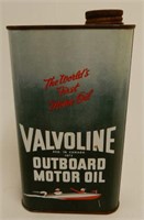 VALVOLINE OUTBOARD MOTOR OIL IMP. QT CAN