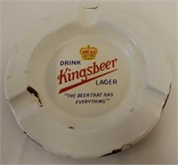 DOW BREWERY KINGSBEER LAGER PORC. ASHTRAY