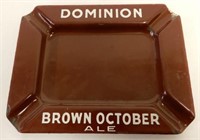 DOMINION BROWN OCTOBER ALE PORC. THERMOMETER