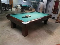 Brunswick 8 foot competition pool table slate